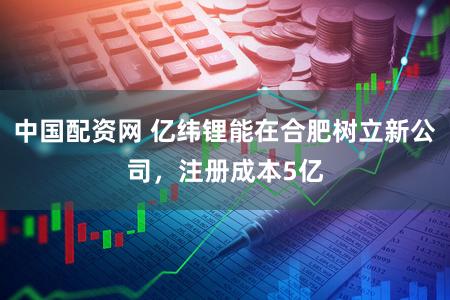 中国配资网 亿纬锂能在合肥树立新公司，注册成本5亿