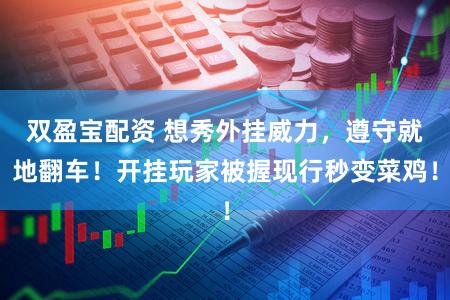 双盈宝配资 想秀外挂威力，遵守就地翻车！开挂玩家被握现行秒变菜鸡！