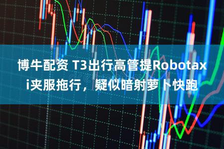 博牛配资 T3出行高管提Robotaxi夹服拖行，疑似暗射萝卜快跑