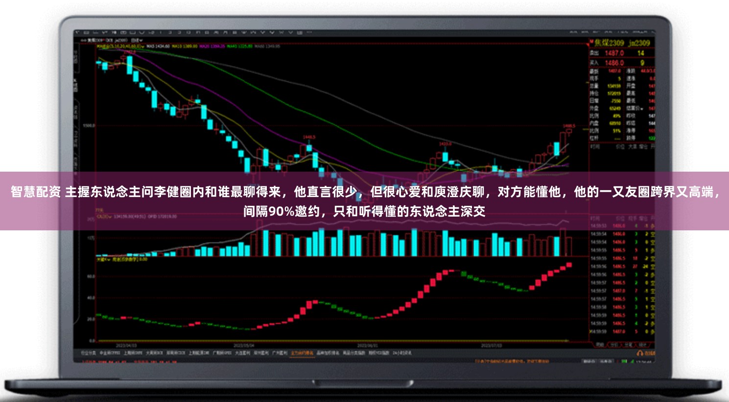 智慧配资 主握东说念主问李健圈内和谁最聊得来，他直言很少，但很心爱和庾澄庆聊，对方能懂他，他的一又友圈跨界又高端，间隔90%邀约，只和听得懂的东说念主深交